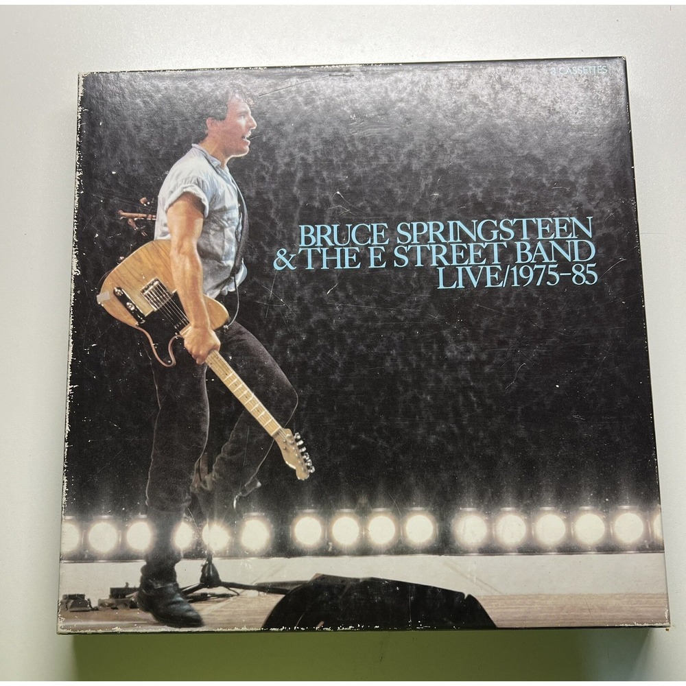 Bruce Springsteen & The E Street Band Live 1975-85 Tape Cassette Set & Booklet